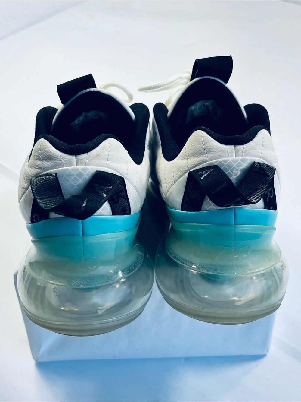 Nike Air Max MX-720-818 White Aqua Teal Platinum CK2607-001 Women’s 8.5 Sneakers - Picture 4 of 15